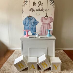 Kit Clássico Chá Revelação Rosa e Azul