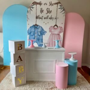 Kit Premium Chá Revelação Azul e Rosa